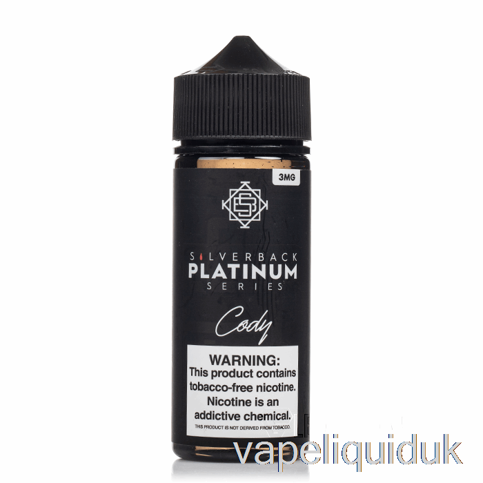Cody - Silverback Platinum Series - 120mL 6mg Vape Liquid